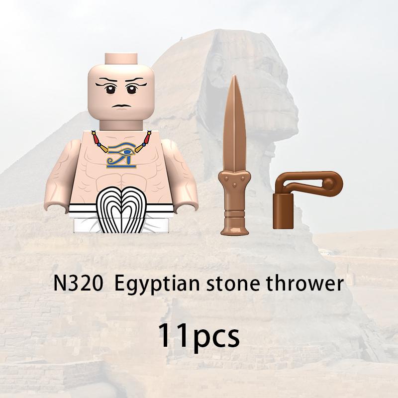 11 шт. средневековый тевтонский рыцарь строительный блок древний египетский солдат фигурка военный замок оружие аксессуары кирпичи игрушка детский подарок N321