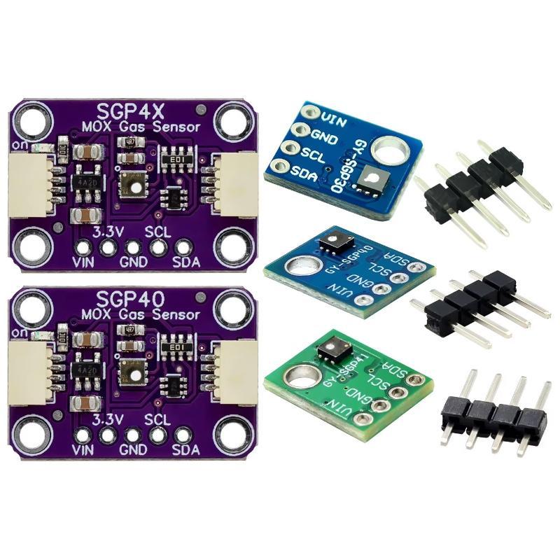1 Set SGP Series Gas Sensor Module SGP30 SGP40 SGP41 Professional TVOC ECO2 Measuring Tool for Engineers DIY