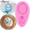Silicone Molds Mirror Fondant Cake Decorating Tools Frame Chocolate Candy Moulds Kitchen Accessory