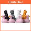 Pvc Cat Duck Cartoon Figurines Creative Micro Landscape Decor Party Accessories