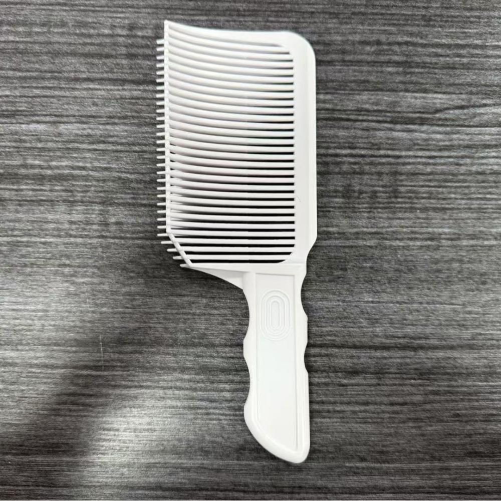 Heat Resistant Fading Comb Plastic Flat Top Hair Cutting Comb Barber Clipper Blending Comb  for Men