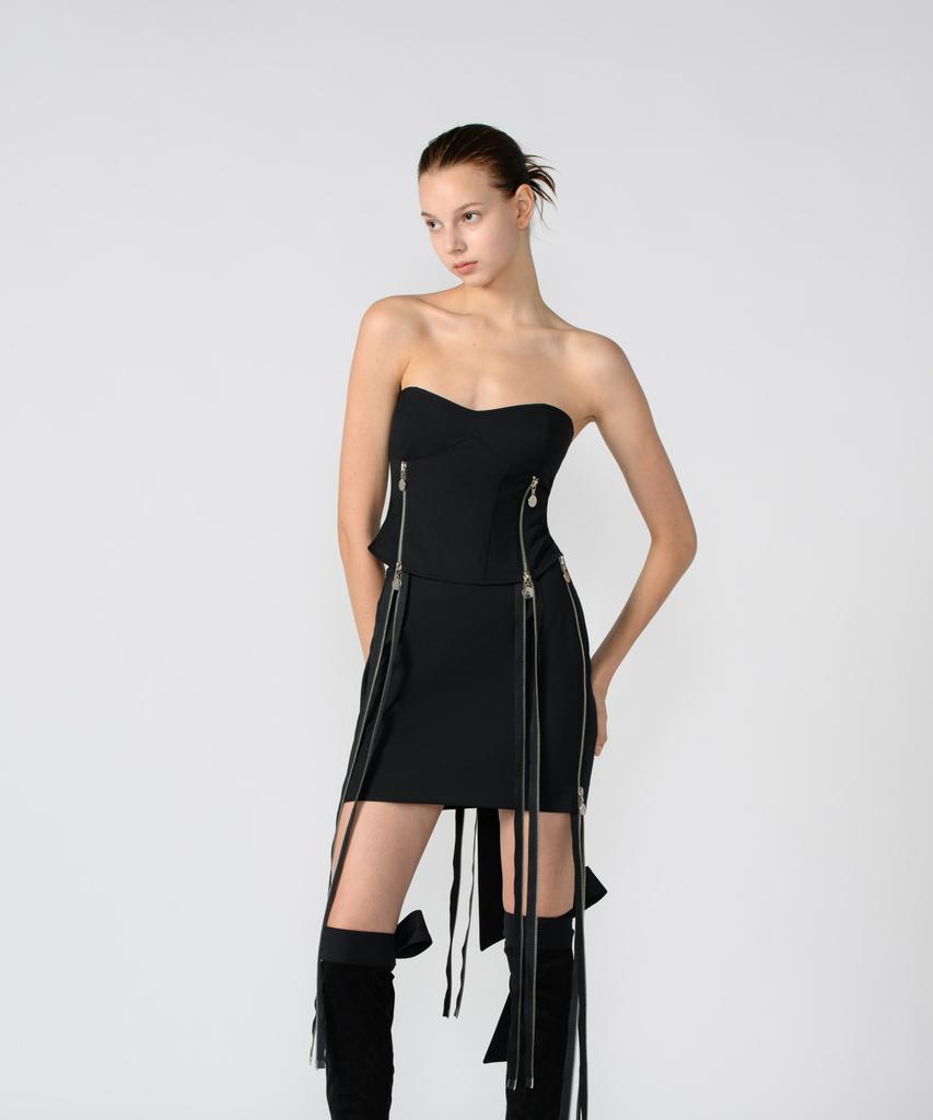 LUNECAVE Moonveil Summer Wool Bustier