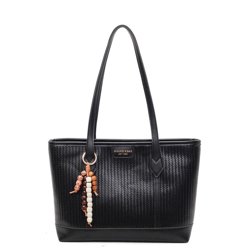 Сумка большой вместимости женская осенне-зимняя новая повседневная простая на плечо для поездок на работу портативная сумка-тоут