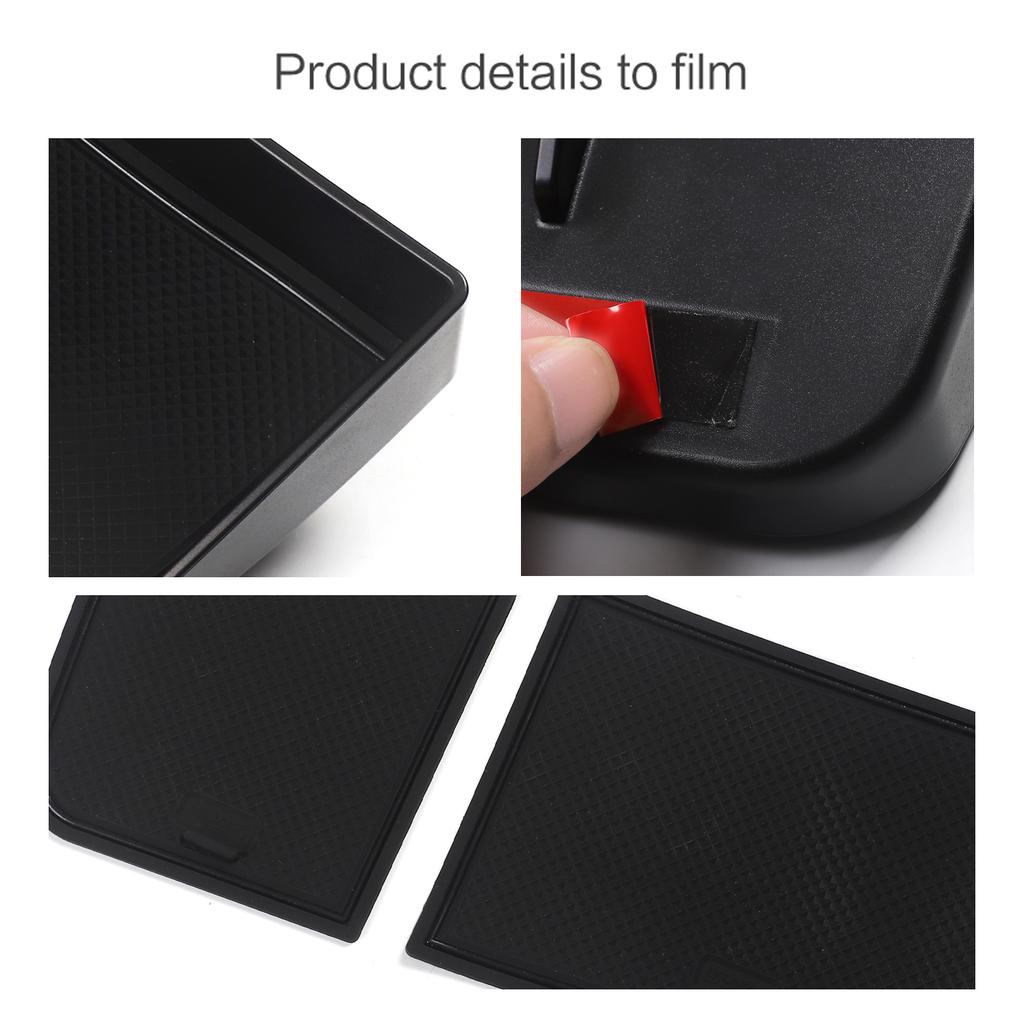 Car Dashboard Tray for VW ID.4 ID4 Accessories Center Console Display Storage Box Hidden Tray Behind Screen Organizer