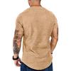 Men's Summer Solid Crew Neck Top Fashion Casual Short Sleeve T-Shirt
