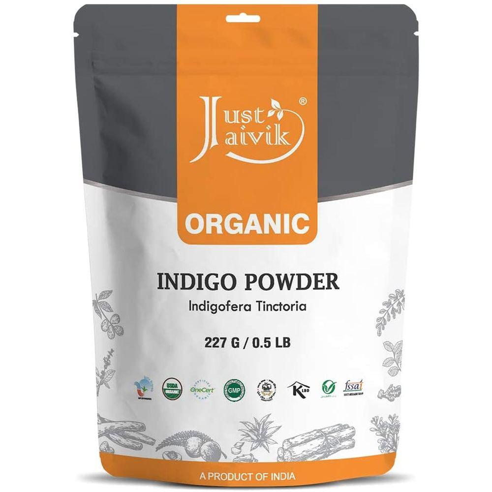 Just Jaivik 100% Natural Indigo Powder for HAIR, 227G