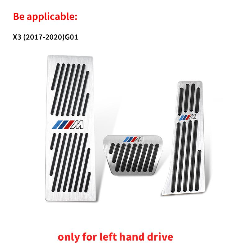 BAGI7 2026 Car Sticker 2Pcs Car Logo Door Pedal Cover Alloy Door Pedal Cap Accessories For BMW E46 E90 E60 F30 F10 E39 E36 F20 E87 E90