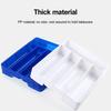 Storage Box 5-Compartment Utensil Organizer Convenient Durable Tableware Storage Tray for Kitchen Drawer