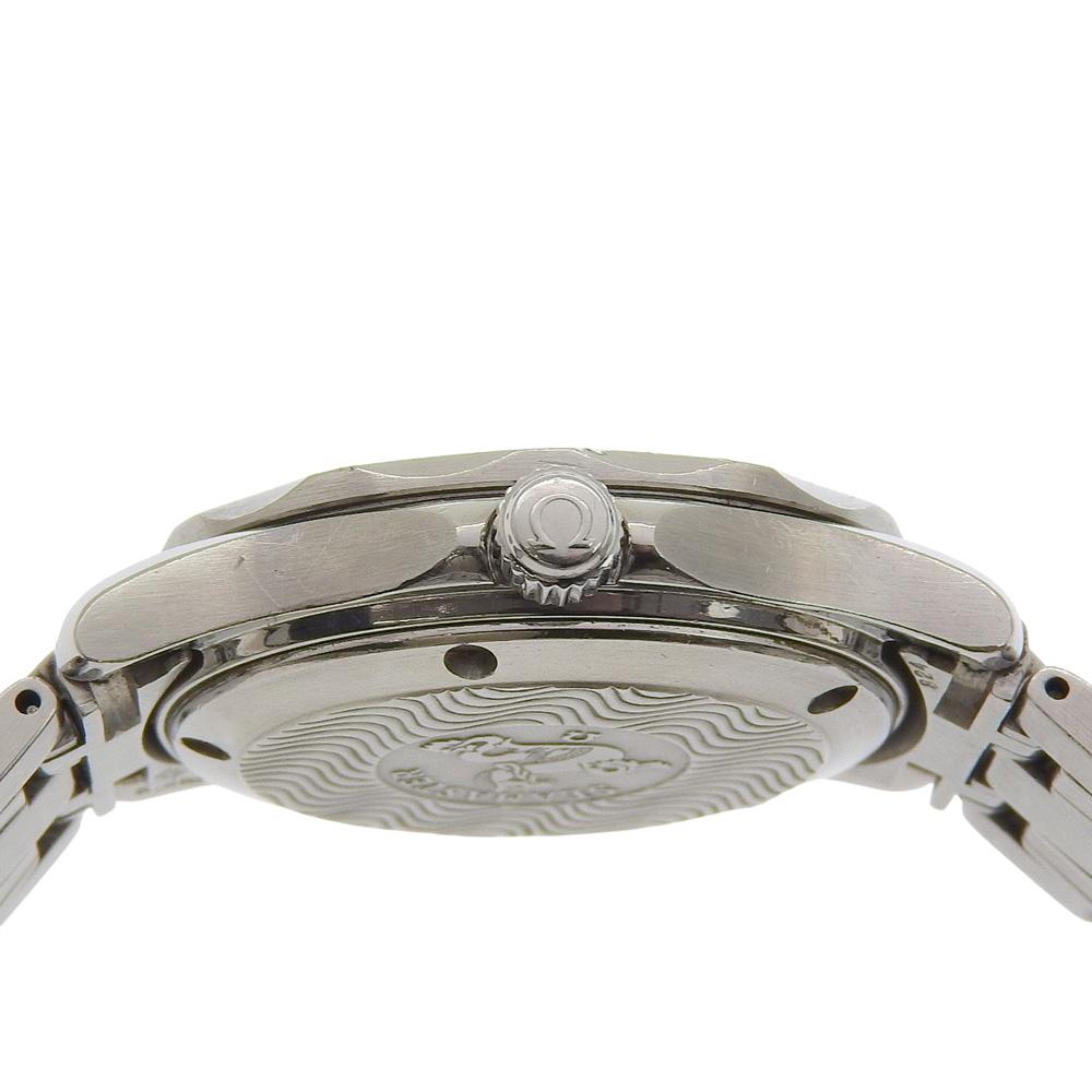 Omega Seamaster300M Часы 2562.80 кал.1538 Синий Циферблат Нержавеющая Сталь Кварцевый Аналоговый дисплей мужские Б/У