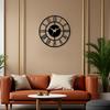 Decorative Metal Wall Clock | Stylish & Fancy Silent Sweep Wall Clock for Living Room, Bedroom & Hall, Antique Designer