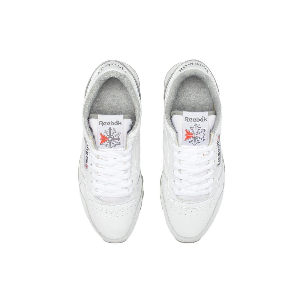 Reebok Классическая кожаная унисекс Белый Меловой Серый GY9877