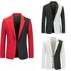Men's Casual Suit European and American Fashion Color Matching Large Size Blazer Men