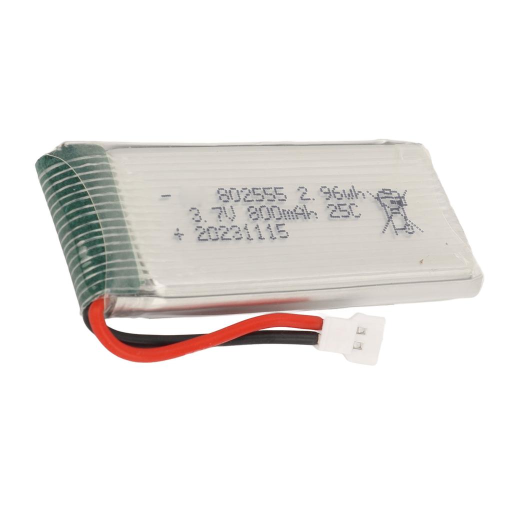 Аккумулятор LiPo 3,7 В 800 мАч, скорость 25C, литиевый аккумулятор для радиоуправляемой модели самолета, с разъемом XH2.54 для квадрокоптера F181 F163 H12C