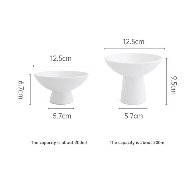 Elegant Ceramic Fruit Bowl Set - Stylish Dessert Cups, Ice Cream Bowls, And Serving Dishes For Restaurant And Home Use