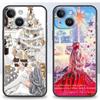 Чехол Merry Christmas Gift Girl для Apple iPhone 11 XR XS X 14 Plus 7 8 6S 13 Pro Max SE 12 Mini 14Pro 7+, силиконовый матовый чехол