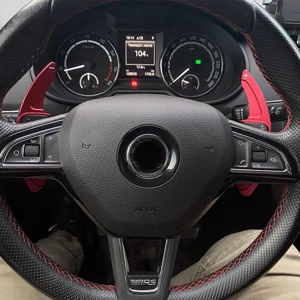Автомобильный руль переключения передач DSG, удлиненная наклейка для Skoda Scala Monte Carlo Superb 3V Octavia 3 Kamiq Scout Combi Sportline