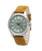 Khaki Field Titanium Leather Strap Green Dial Automatic H70545560 100M Men's Watch