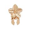 DIY Accessories Rhinestone Button Cover Alloy Flower Cufflinksble  for Shirt Dress Decoration