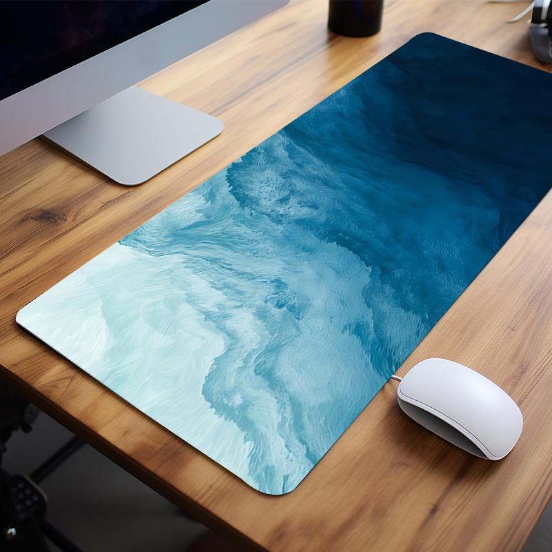 Abstract Ocean Waves Large Gaming Mousepad Computer Hd Keyboard Pad Mouse Mat Antislip Office Mousepad Desk Accessories Deskmat