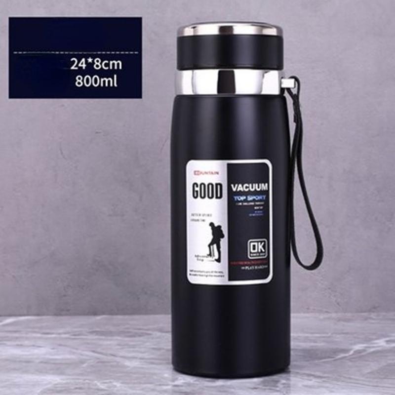 316 Stainless Steel Large Capacity Thermos Cup 800ml Vacuum Flasks Portable Stainless Steel Thermos Cup Water Bottle Travel Tea Mug Office Thermos Cup