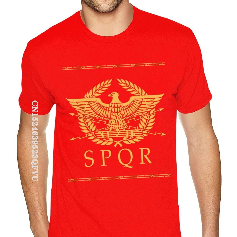 Мужская футболка Roman Empire SPQR большего размера для мужчин, футболки с художественным дизайном, футболки для мужчин из хлопка, повседневные, последние