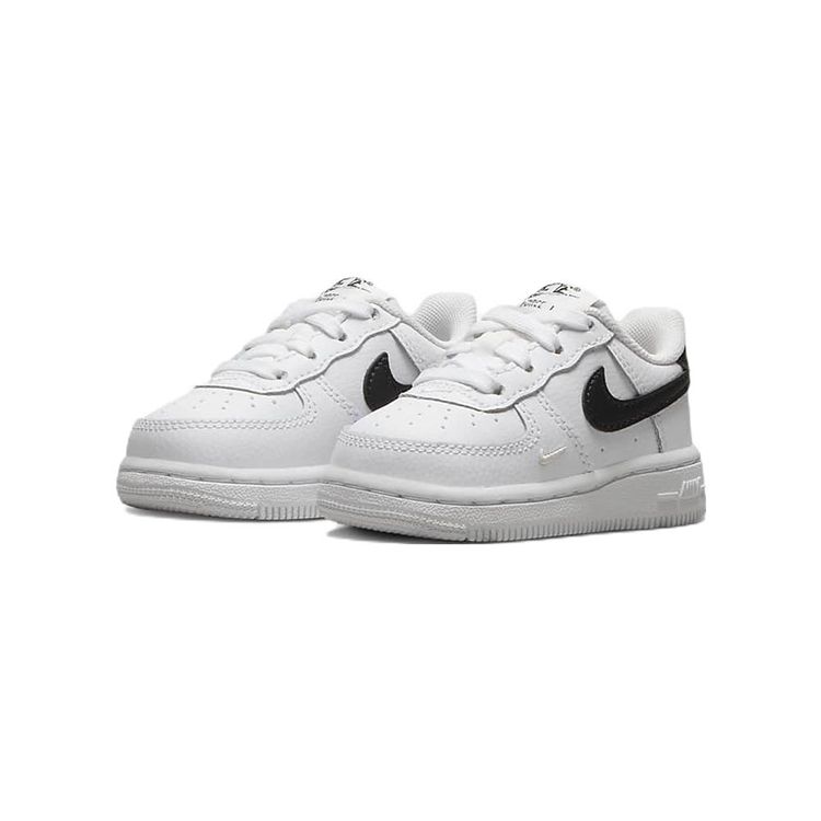 Nike Force 1 Low SE TD 40th Anniversary — белые черные детские кроссовки FJ2888-100