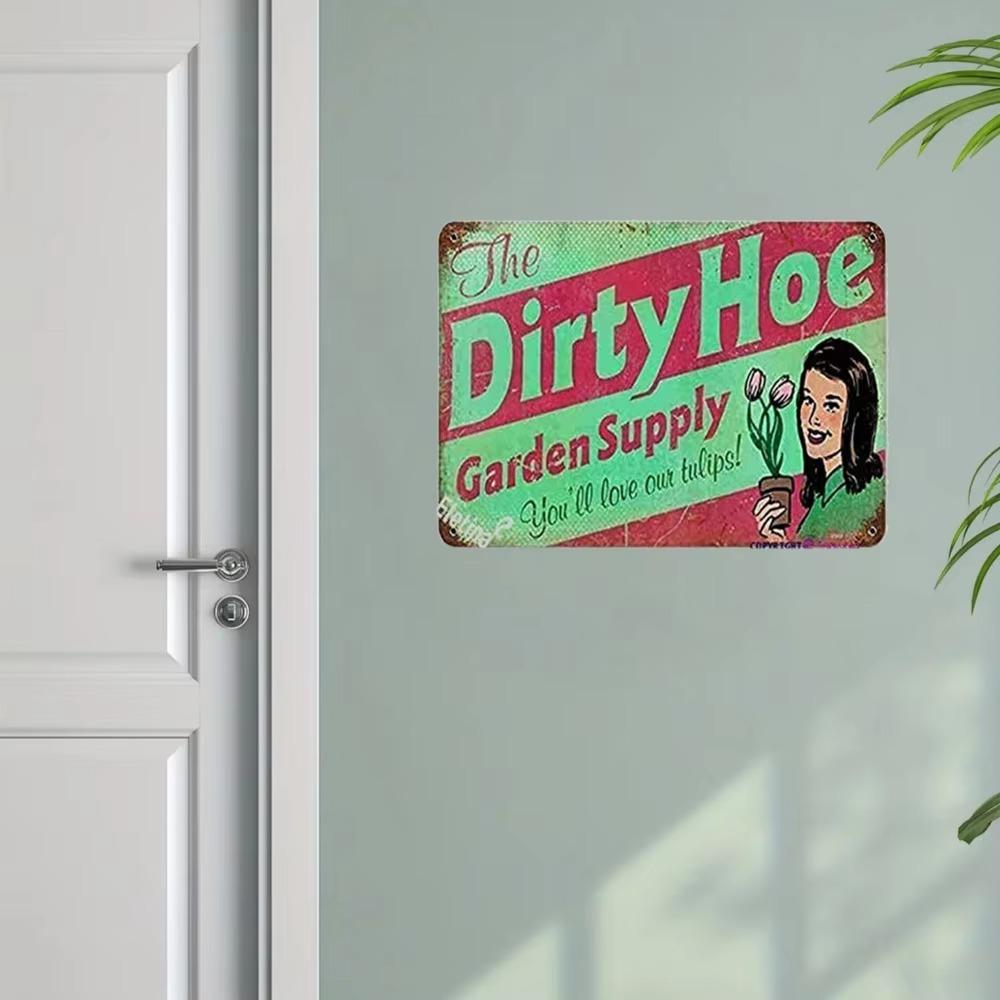 Garden Supply Vintage Metal Sign with Sun Surf Sand Retro Look Perfect for Wall Decoration In Home Creating a Charming Ambiance