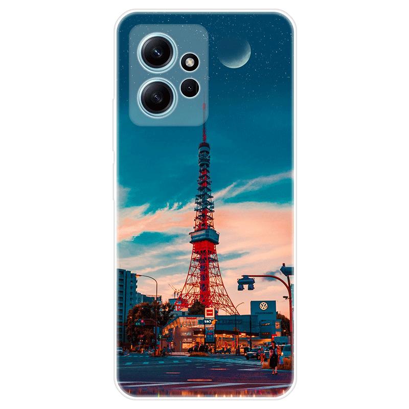 Для Xiaomi Redmi Note 12 Note12 4G чехол Мягкая силиконовая задняя крышка Мультяшный чехол для телефона Разнообразие