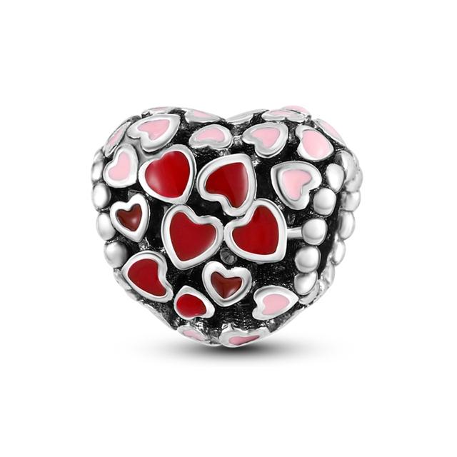 Подвески из серебра 925 пробы подходят для браслета Diy Earth Heart Tree Star Family Fatima для изготовления кулонов и ожерелья