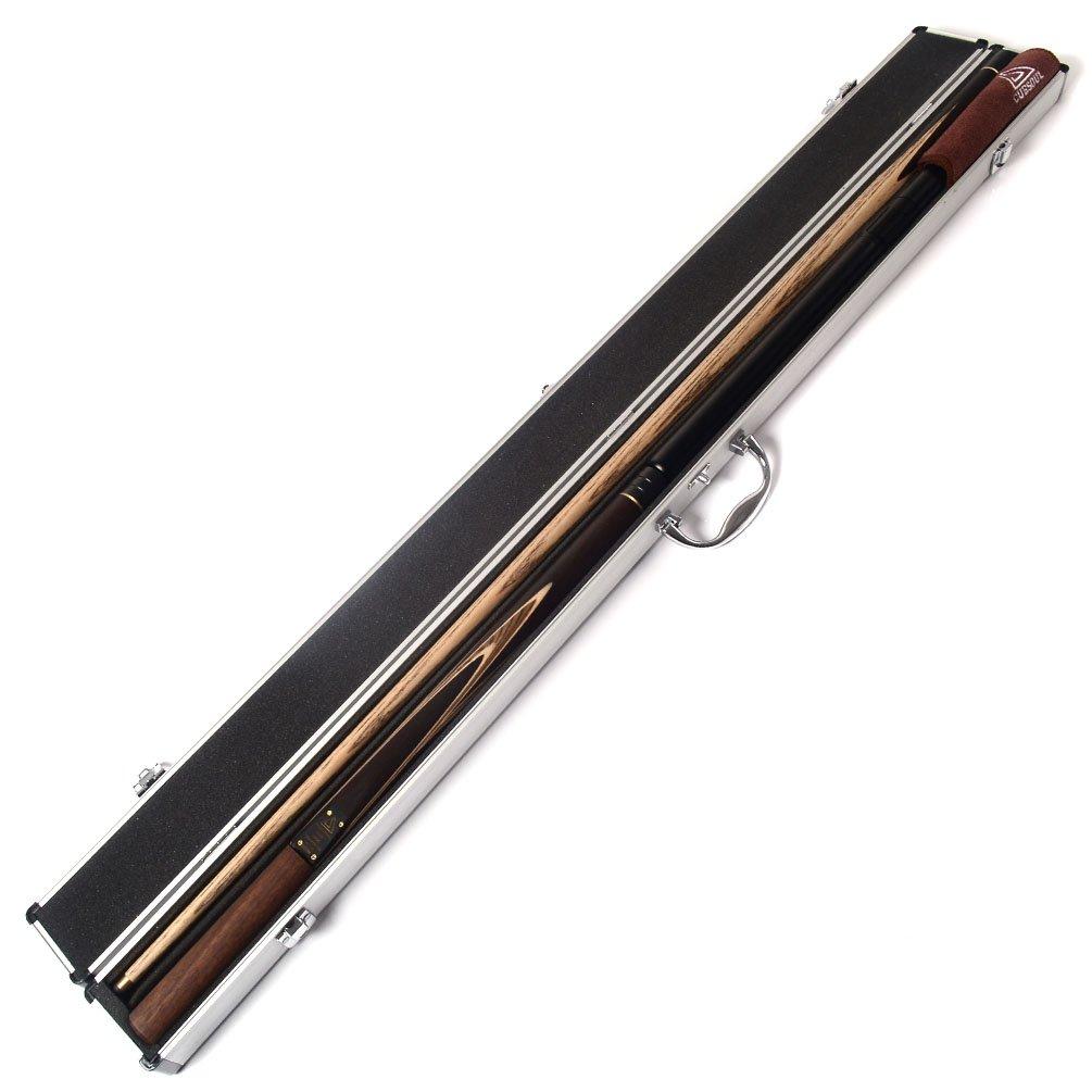 CUESOUL Handcrafted Jointed Snooker Cue with Extension and Aluminum Cue Case 57" 3/4 (D307)