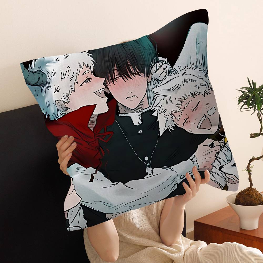 The Summer Hikaru Died Anime Office Cushion Pillowcase Car Cushion CoverXCM Lumbar Pillowcase Sofa Pillowcover