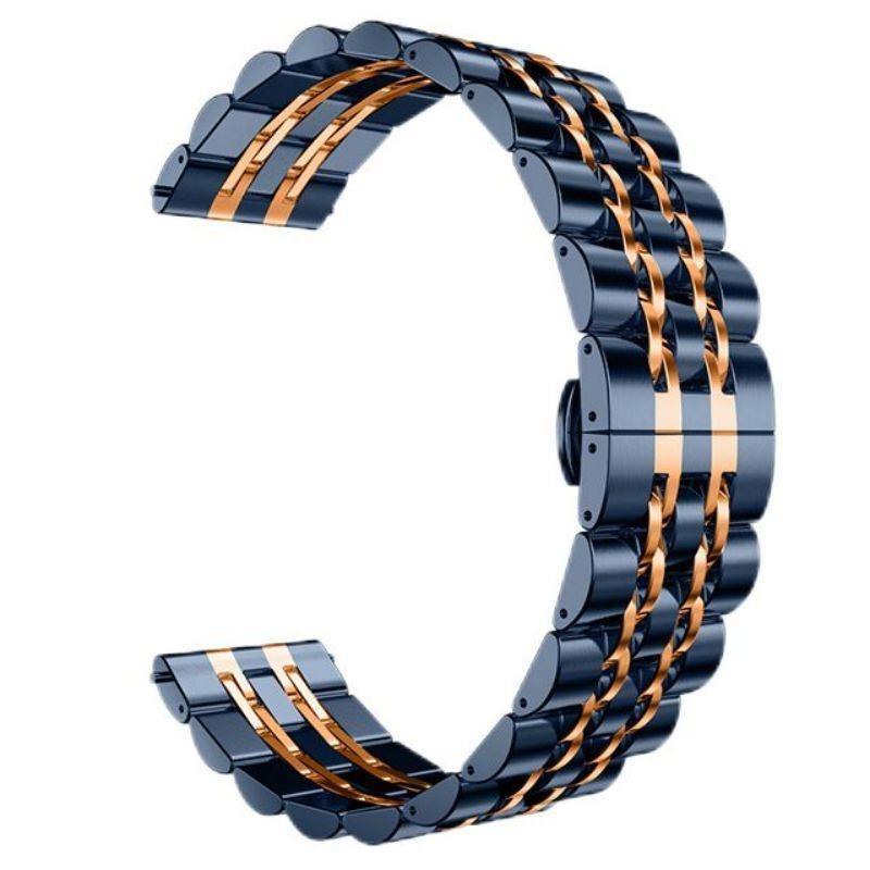 Классический браслет из нержавеющей стали для Samsung Galaxy Watch 42 мм 46 мм 3 4 5pro 45 мм 44 мм 22 мм 20 мм ремешок-браслет для Huawei GT2 GT3PRO