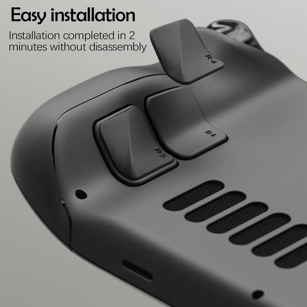 Защитный набор улучшений задних кнопок для Steam Deck/OLED Нескользящие накладки Рукоятка для Steam Deck/OLED аксессуары