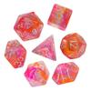 Cusdie D&D Дымовые кубики Dungeons and Dragons 7 многогранных кубиков D4 D6 D8 D10 D% D12 D20 для ролевых игр и настольных игр