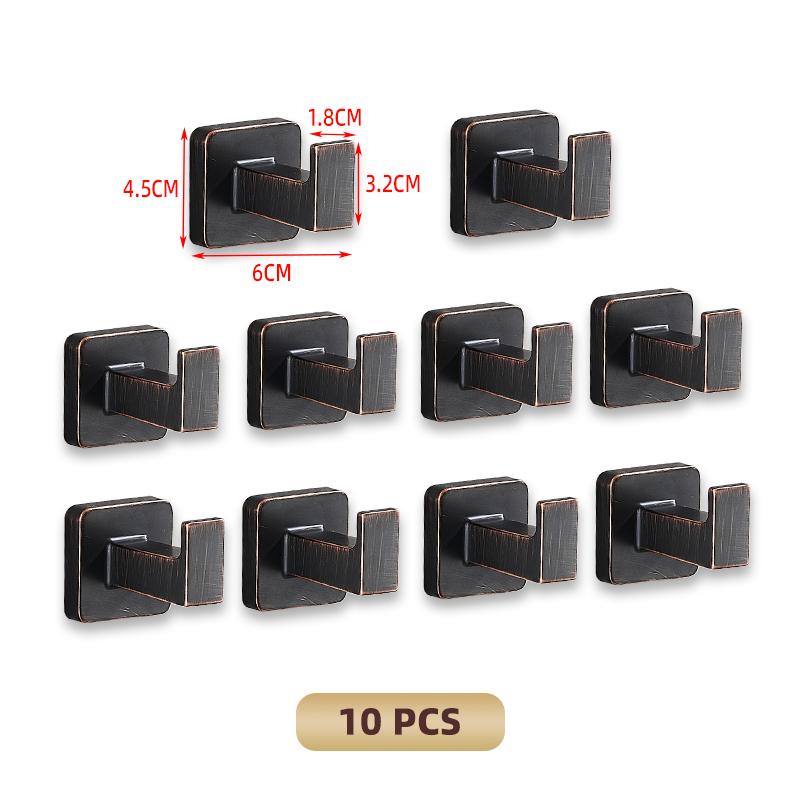 Luxury High Quality Clothes Hooks Zinc Alloy Wall Mounted Robe Hook Bathroom Hanger