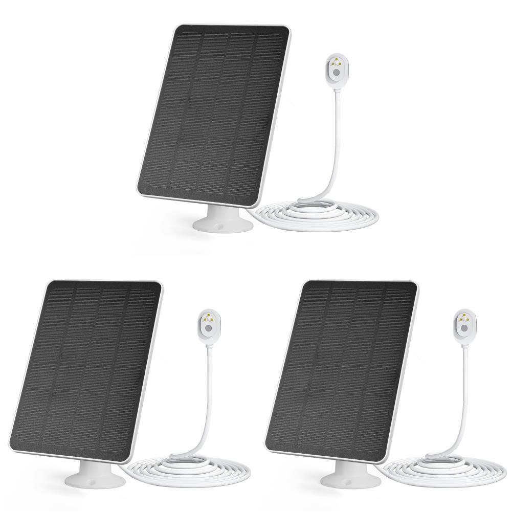 4W/6W 5V Solar Panel Charge IP65 Weatherproof Solar Panel Kit Adjustable Wall Mount W/ 9.8ft Charging Cable for Arlo Pro 5S/4/3 4
