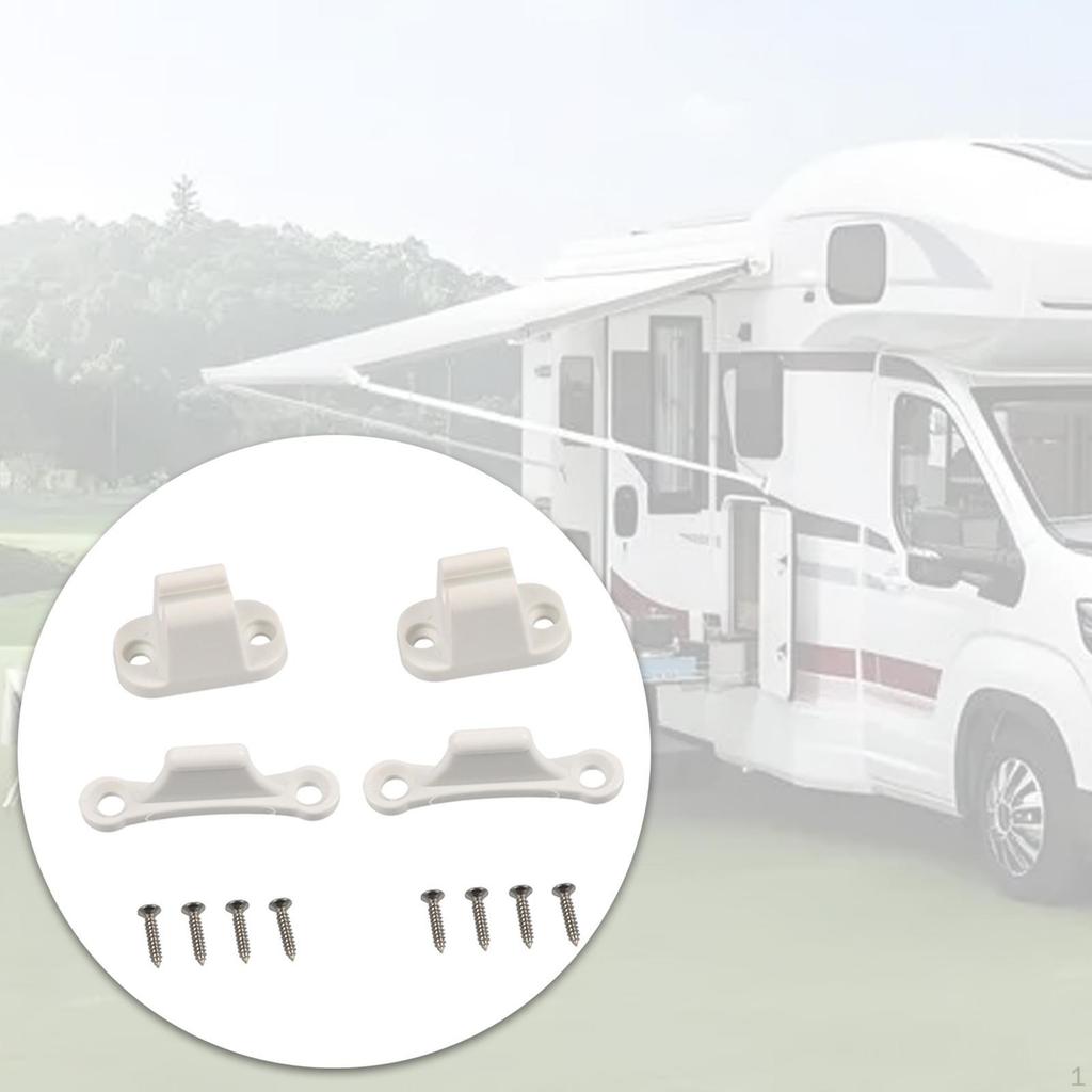 2x фиксатора двери автофургона, нейлоновые детали, держатели для внешних упоров