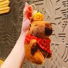 Cute Plush Capybara Keychain Backpack Pendant Wholesale Creative Cartoon Gift