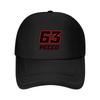 Бейсболка Pecco Bagnaia 63 Модная кепка для рейва Бренд Мужская кепка Зимняя шапка Мужские кепки Женские