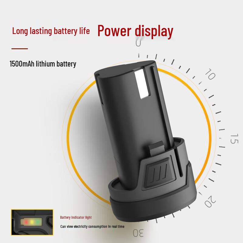 Deli 12V Cordless Lithium Drill CN plug (adapter included)
