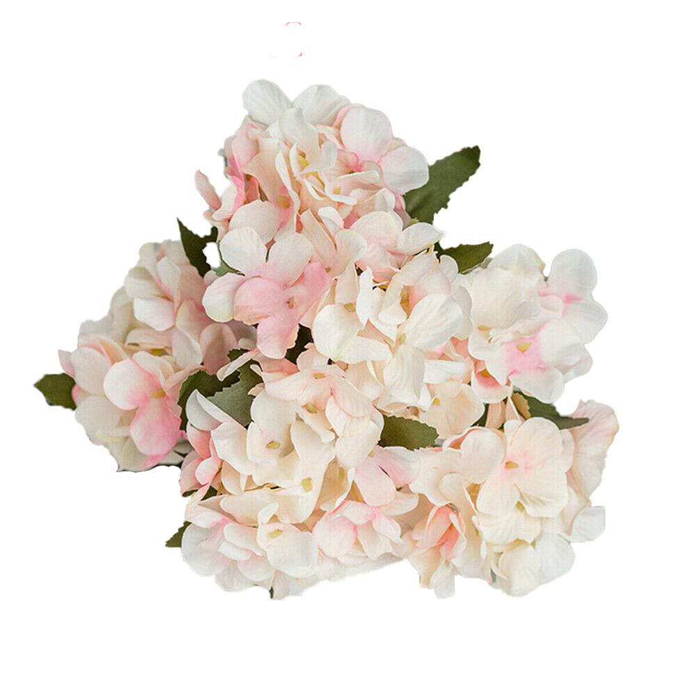 Искусственный шелк Гортензия Цветы Букет Искусственный цветок Одиночный пластик Искусственный цветок Магазин Цветов Цветочная композиция Свадебный Декор для дома
