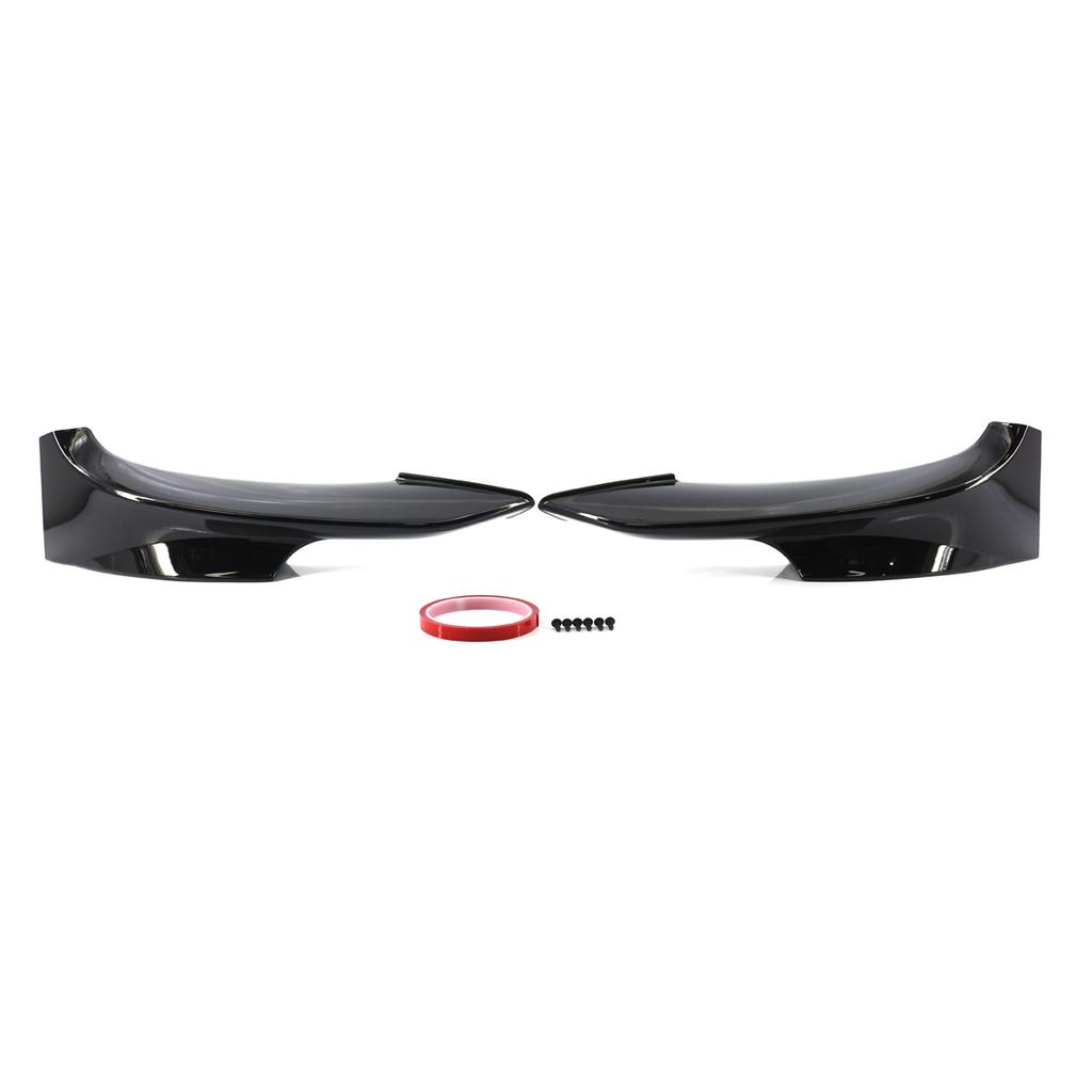 Глянцевая черная боковая накладка на передний бампер для BMW 3-й серии E92 E93 LCI M-Tech 2010-2013 Противотуманная фара Воздухозаборник