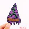 Крутая нашивка-патч с вышивкой черепа, кошки, бабочки для DIY-куртки, джинсы, нашивка с мультяшным животным, привидением, термонаклейка для одежды, значки