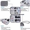 Многофункциональная водонепроницаемая сумка-органайзер для кабелей из полиэстера, без запутывания, чехол для зарядного устройства USB, организация электроники
