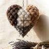 Bird Nesting House Bird Nesting Heart Holder Metal Birdhouse with Hook Hummingbird Nest Material Station for Wild Birds Outdoor