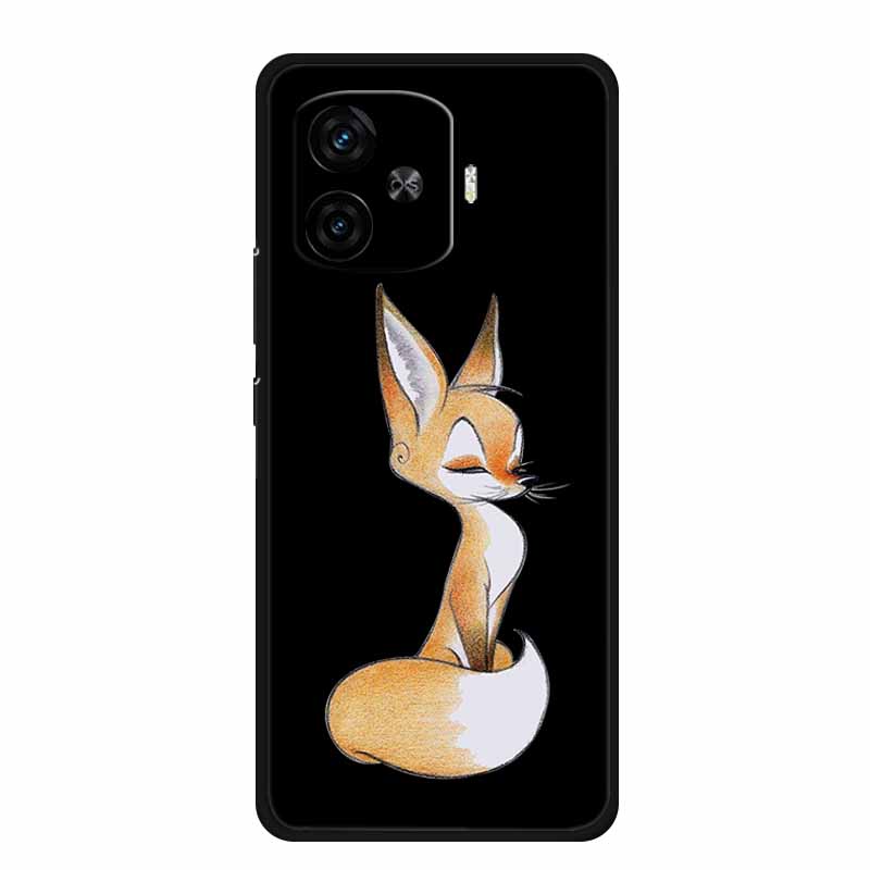Черный силиконовый чехол для Vivo iQOO Z9 Turbo Plus Чехол Z 9 Turbo Coque Мягкая задняя крышка для телефона Vivo iQOO Z9 Turbo Мультяшный