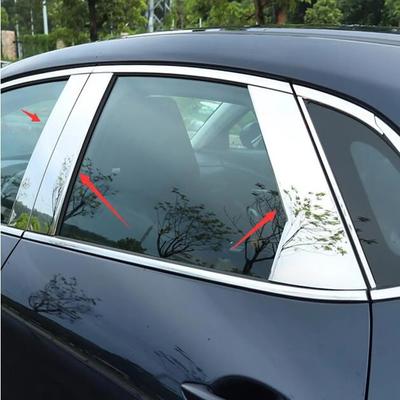 Для Mazda 3 Axela Bp Седан Накладки на стойки кузова B C, полосы, чехлы, сталь, автомобильные аксессуары для стайлинга