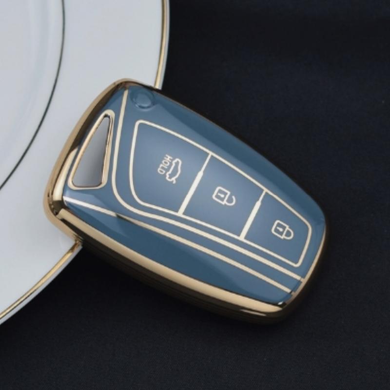 Для Hyundai Grandeur HG Sedan Genesis G80 Santa Fe 3DM Grand SantaFe 2018 IX45 EQUUS Azera Модный чехол для дистанционного ключа из ТПУ