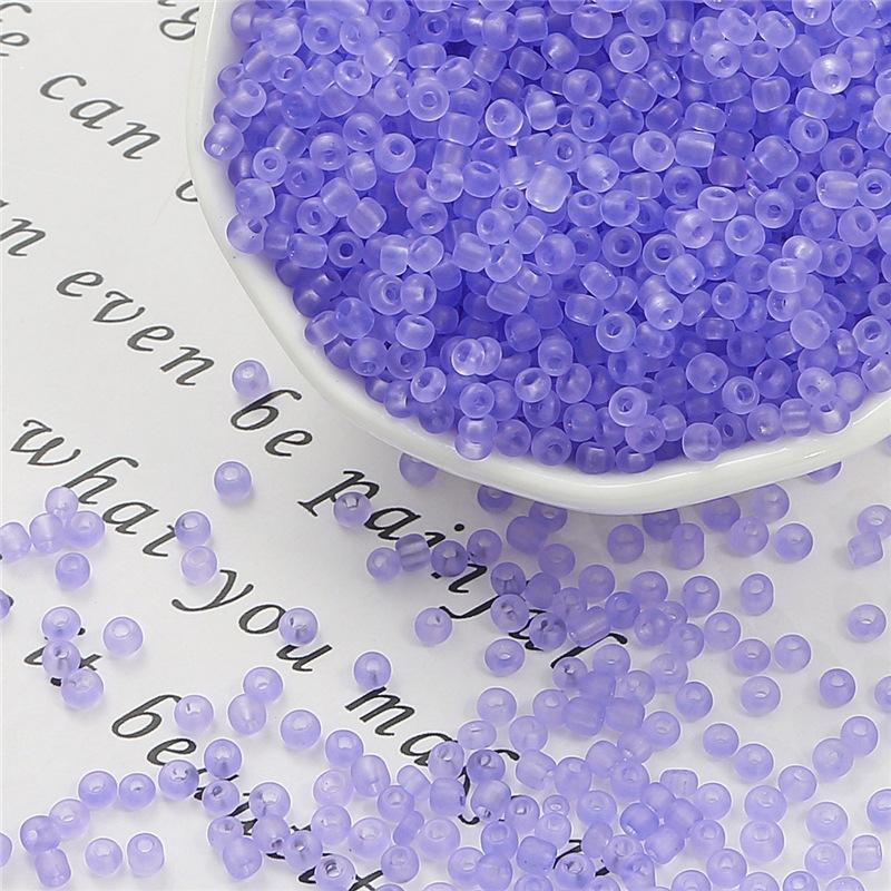 3 мм 700 шт./пакет шитье популярный бисер стеклянные ювелирные изделия разделитель матовые цвета круглые однородные бусины высокого качества прозрачный размер для рукоделия