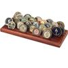 Wooden Coin Display Stand 13 X 5 In Collectible Coin Holder New Challenge Coin Display